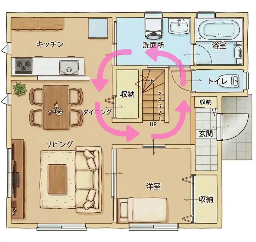 回遊動線の間取り.png